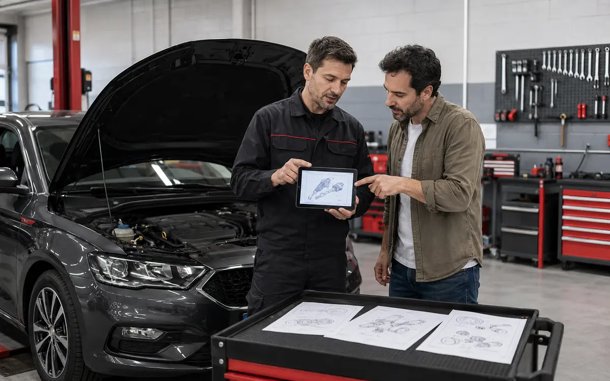 Guías digitales para el cuidado del automóvil